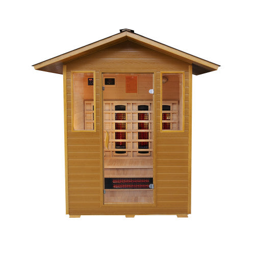 Grandby Outdoor 3-Person Infrared Sauna