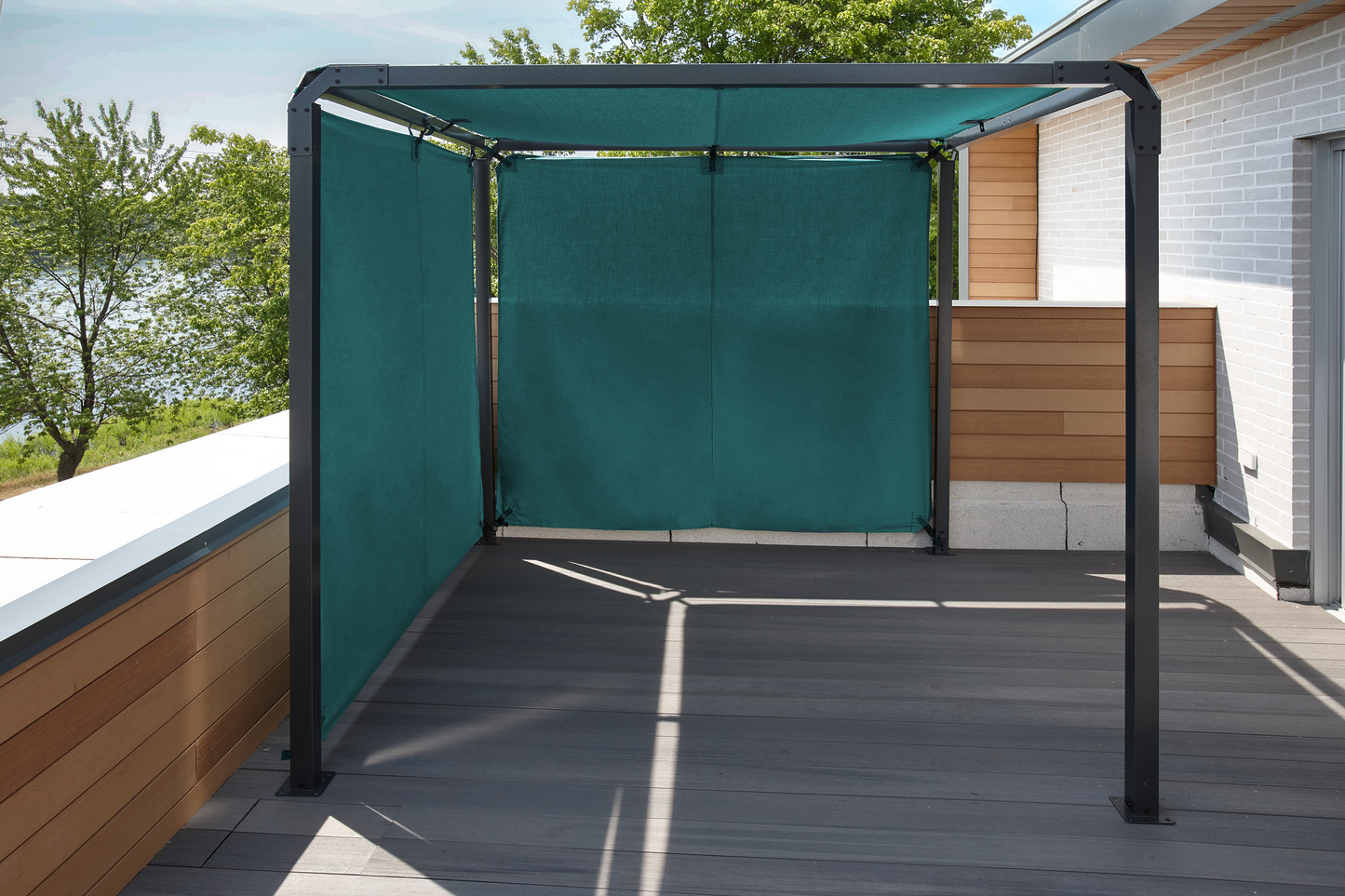 Dunwich Pergola - 8' x 8' (Teal)
