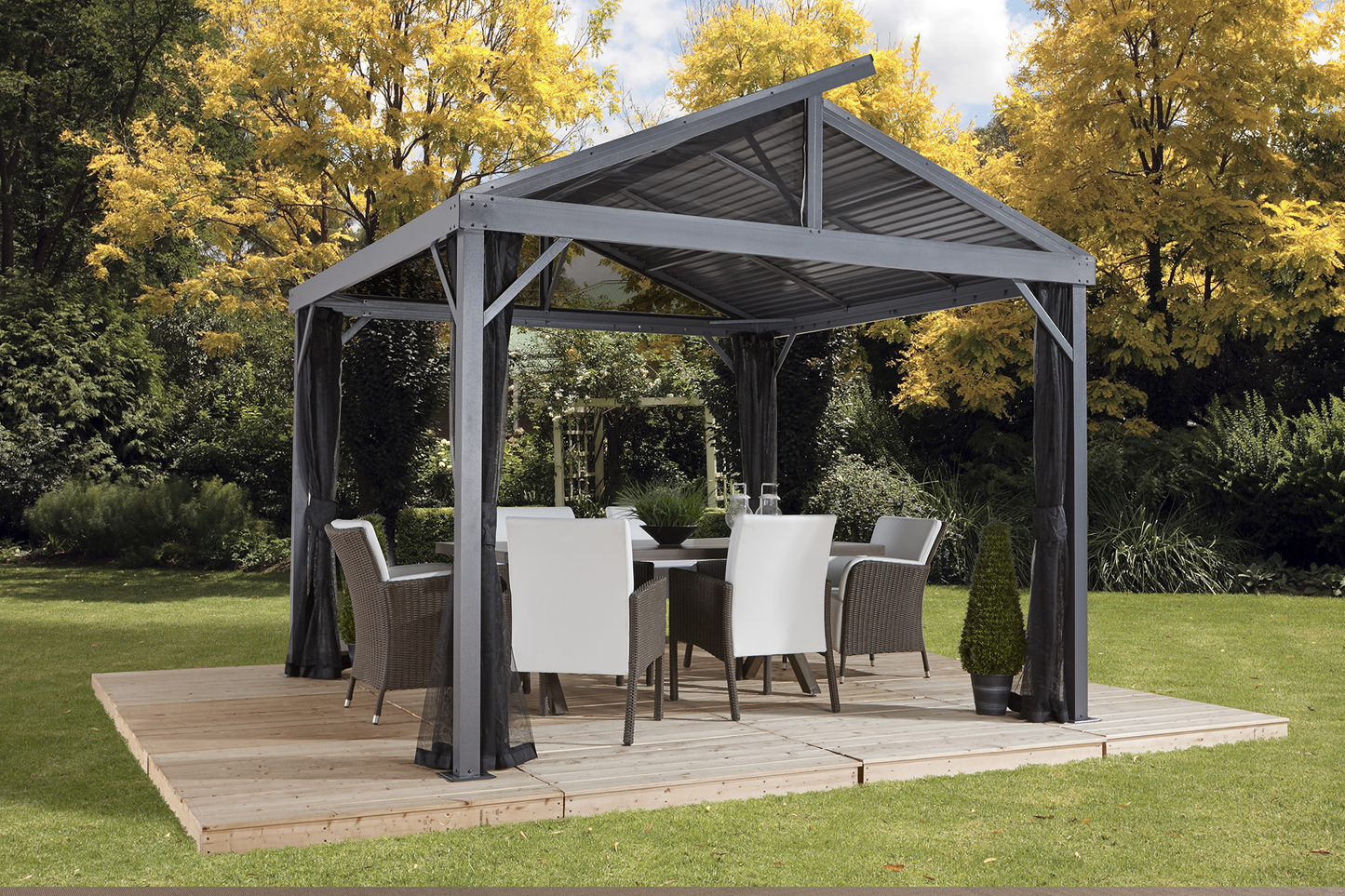 Sanibel II Hardtop Gazebo - 10' x 10'