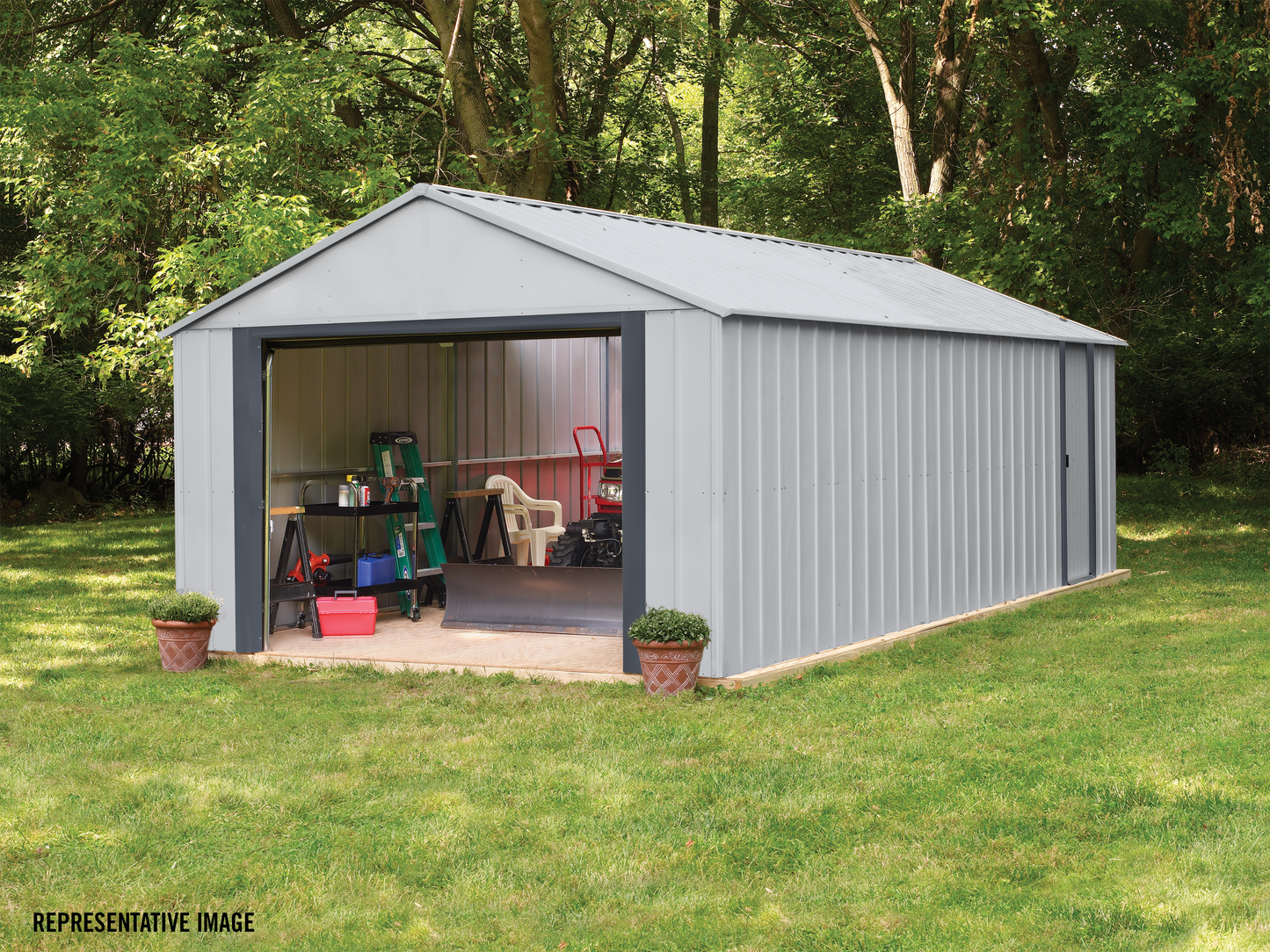 Arrow Murryhill 12 x 10 Garage, Steel Storage Building