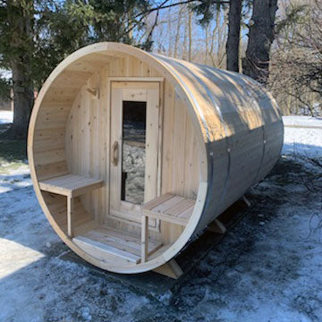 Serenity Barrel 4-Person Sauna