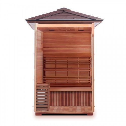 Bristow 2-Person Outdoor Wet/Dry Traditional Sauna with Harvia Heater