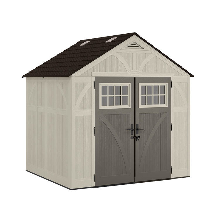 Suncast Tremont 8 ft. W x 7 ft. D Resin Storage Shed