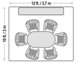 Sojag Fontana Wood Finish Aluminum Frame 10 x 12 ft Pergola