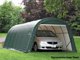 ShelterCoat 12 x 28 ft. Wind and Snow Rated Garage Round Green STD