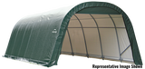 ShelterCoat 12 x 28 ft. Wind and Snow Rated Garage Round Green STD