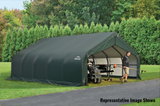 ShelterCoat 18 x 20 ft. Garage Peak Green STD