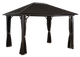 Genova Hardtop Gazebo -  10' x 14' (With Nylon Mosquito net)