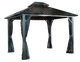 Genova II Gazebo - 12' x 14' (With nylon mosquito net)