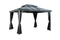 Ventura II Hardtop Gazebo - 10' x 12' (With nylon mosquito net)