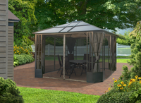 Savino Gazebo - 10' x 12' (nylon mosquito net included)
