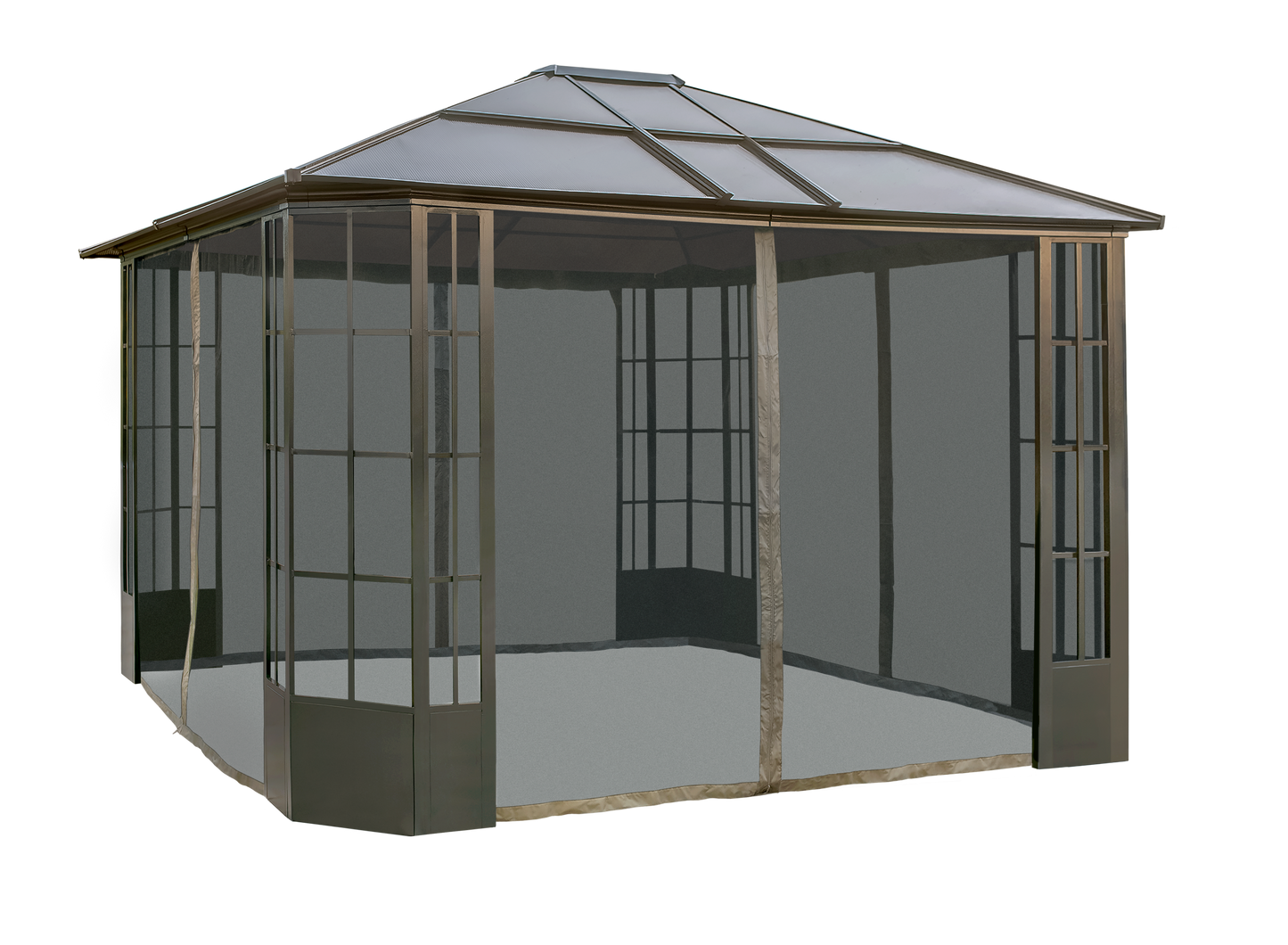 Savino Gazebo - 10' x 12' (nylon mosquito net included)