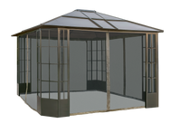 Savino Gazebo - 10' x 12' (nylon mosquito net included)