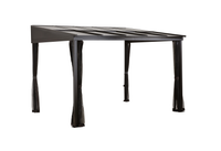 Pompano Wall Mounted Gazebo - 10' x 10'