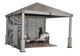 Nanda Hardtop 12' x 12' Gazebo Outdoor (Weather-Resistant with Mosquito Net)