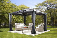 Meridien Gazebo - 10' x 14' (Transparent Roof)