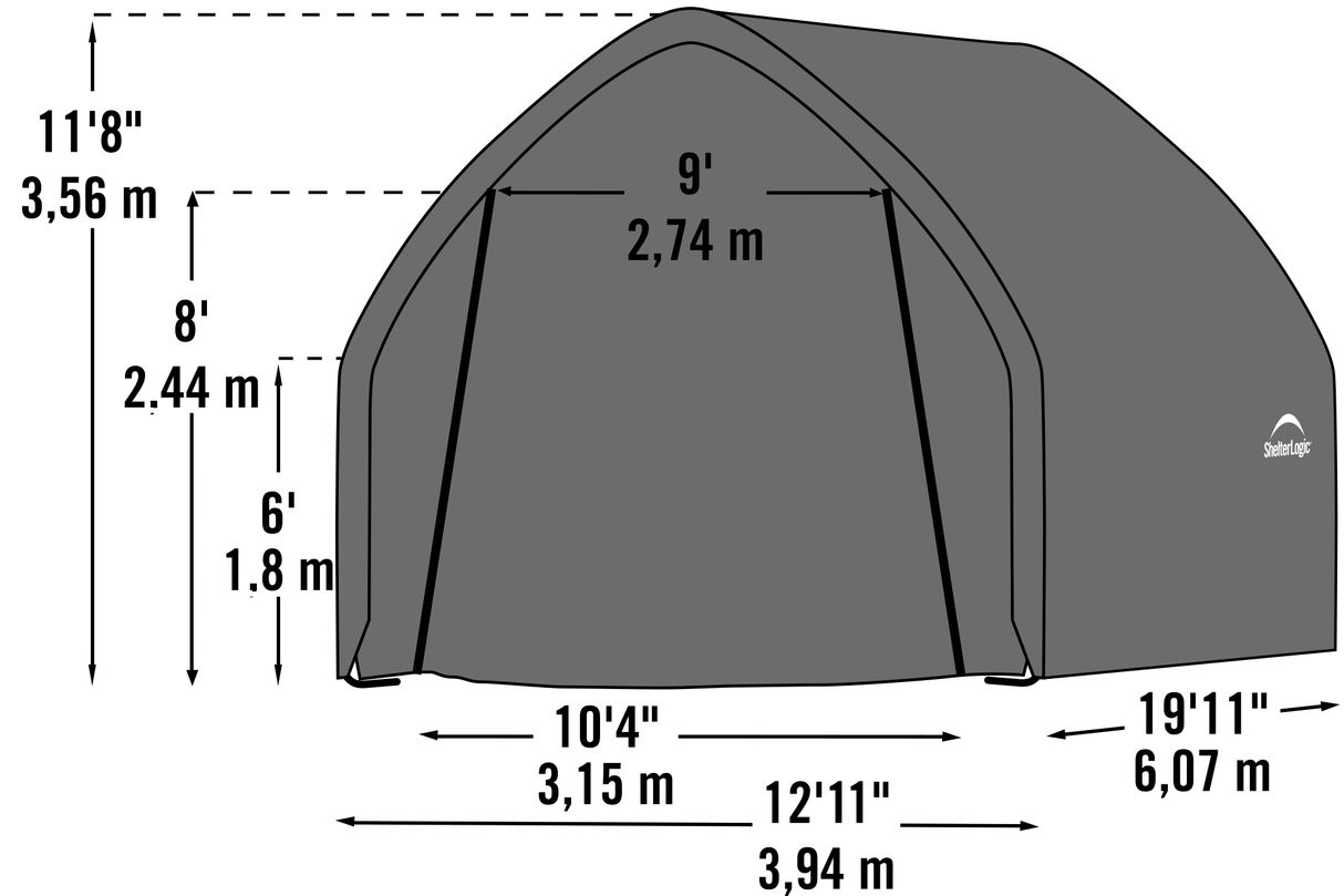 Garage-in-a-Box SUV/Truck 13 x 20 ft.