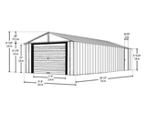 Arrow Murryhill 12 x 24 Garage, Steel Storage Building