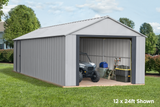 Arrow Murryhill 12 x 24 Garage, Steel Storage Building