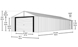 Arrow Murryhill 14 x 31 Garage, Steel Storage Building