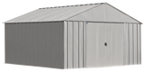 Arrow Classic Metal Shed, 12 x 12, Flute Grey