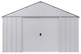 Arrow Classic Metal Shed, 12 x 12, Flute Grey