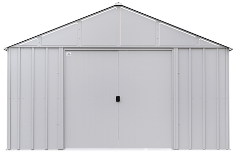 Arrow Classic Metal Shed, 12 x 12, Flute Grey