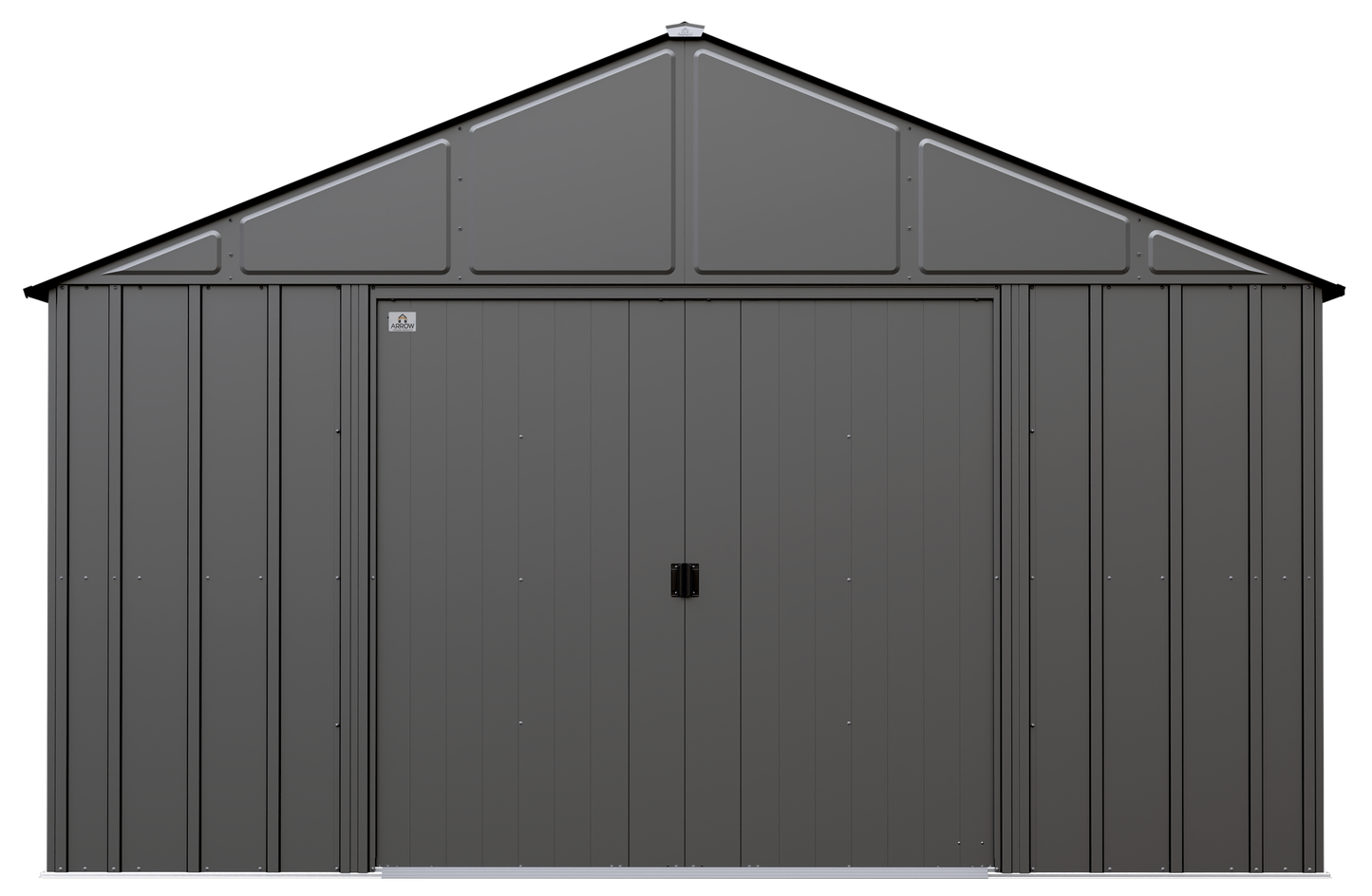 Arrow Classic Metal Shed, 12 x 14, Charcoal