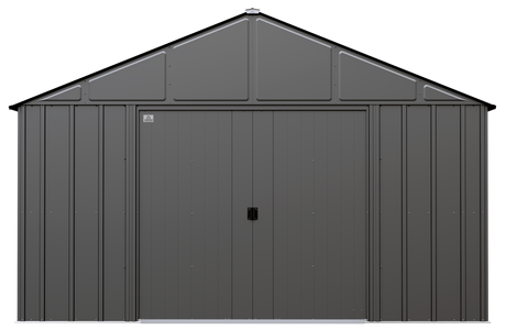 Arrow Classic Metal Shed, 12 x 14, Charcoal