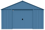 Arrow Classic Metal Shed, 12 x 17, Blue Grey