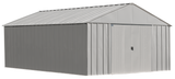 Arrow Classic Metal Shed, 12 x 17, Flute Grey