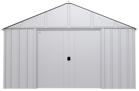 Arrow Classic Metal Shed, 12 x 17, Flute Grey