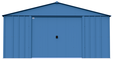 Arrow Classic Metal Shed, 14 x 14, Blue Grey