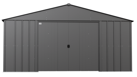 Arrow Classic Metal Shed, 14 x 14, Charcoal