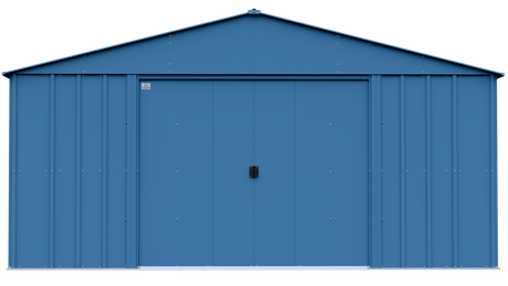 Arrow Classic Metal Shed, 14 x 17, Blue Grey