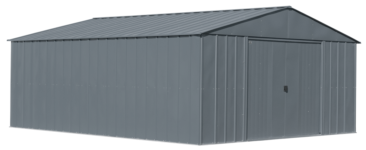 Arrow Classic Metal Shed, 14 x 17, Charcoal