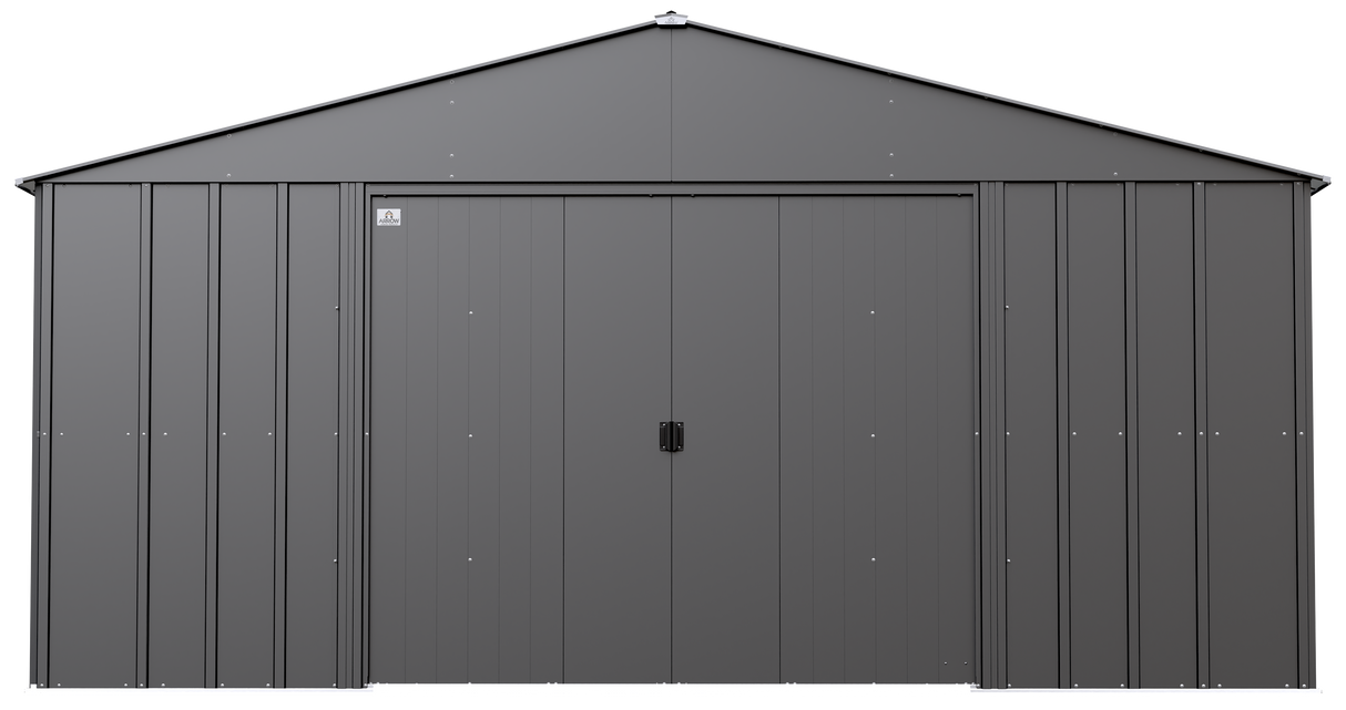 Arrow Classic Metal Shed, 14 x 17, Charcoal