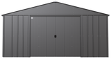 Arrow Classic Metal Shed, 14 x 17, Charcoal