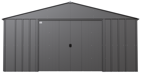 Arrow Classic Metal Shed, 14 x 17, Charcoal