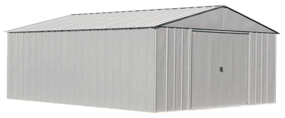 Arrow Classic Metal Shed, 14 x 17, Flute Grey