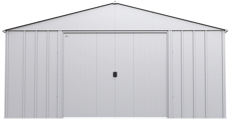 Arrow Classic Metal Shed, 14 x 17, Flute Grey