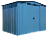 Arrow Classic Steel Storage Shed, 8x6, Blue Grey