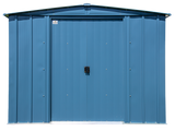 Arrow Classic Steel Storage Shed, 8x6, Blue Grey