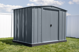 Arrow Classic Steel Storage Shed, 8x6, Charcoal