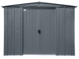 Arrow Classic Steel Storage Shed, 8x6, Charcoal