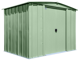 Arrow Classic Steel Storage Shed, 8x6, Sage Green