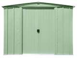 Arrow Classic Steel Storage Shed, 8x6, Sage Green