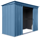 Arrow Classic Steel Storage Shed, 8x4, Blue Grey