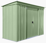 Arrow Classic Steel Storage Shed, 8x4, Sage Green