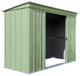 Arrow Classic Steel Storage Shed, 8x4, Sage Green